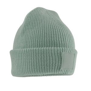Beechfield Childrens/Kids Tonal Patch Beanie / Dusty Green